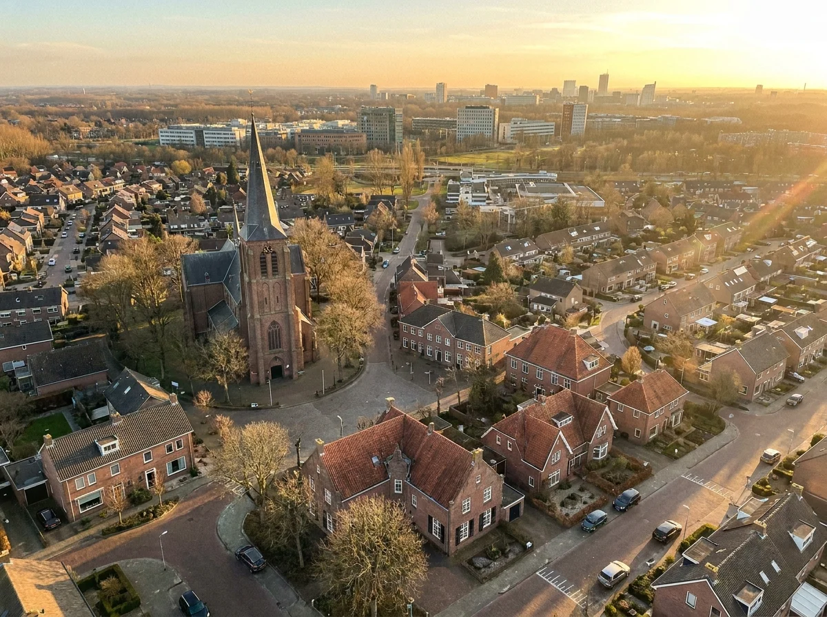Veldhoven vanuit de luchtballon