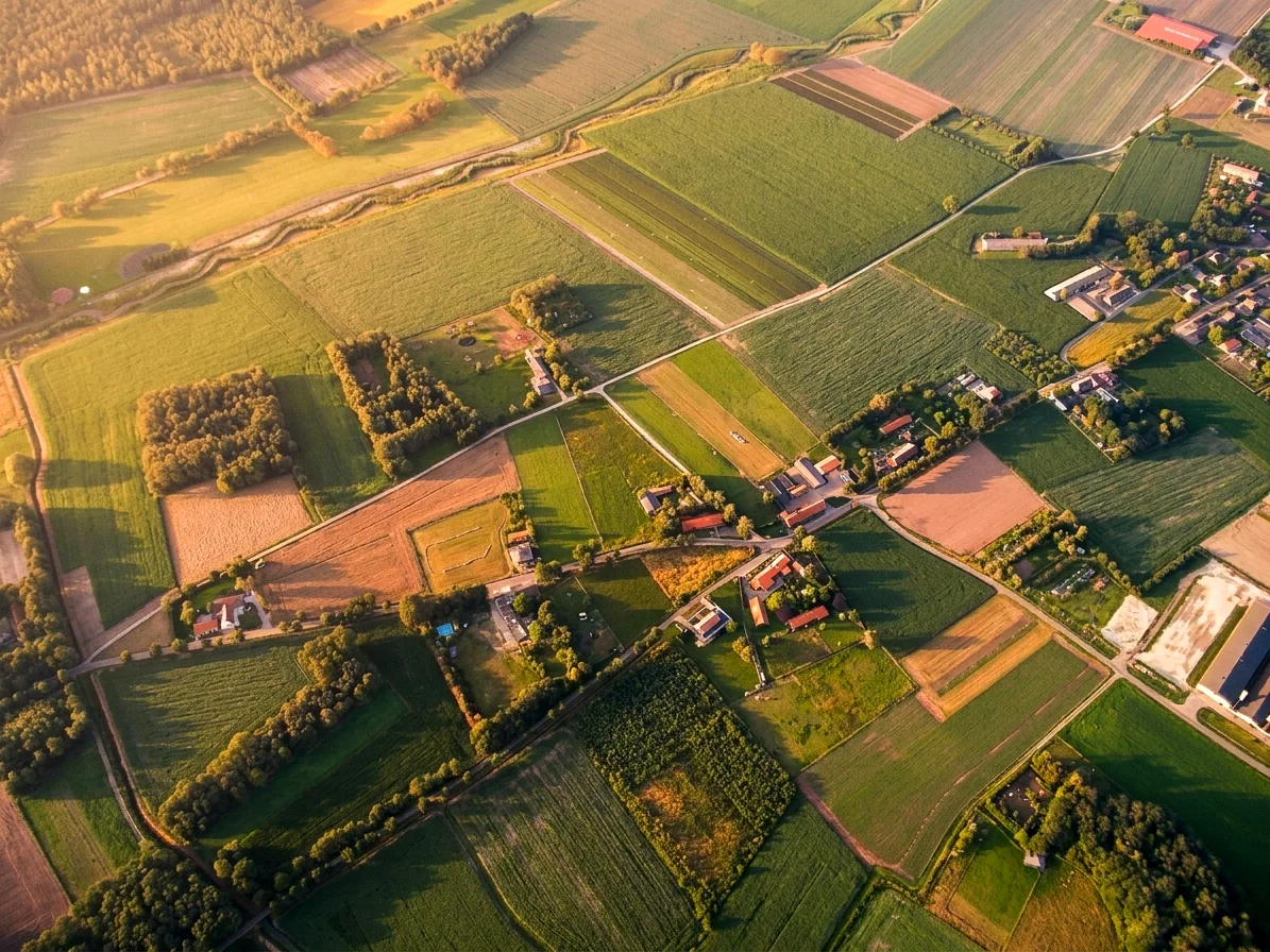 Brabants landschap rond Boekel vanuit de luchtballon (sfeer 1)