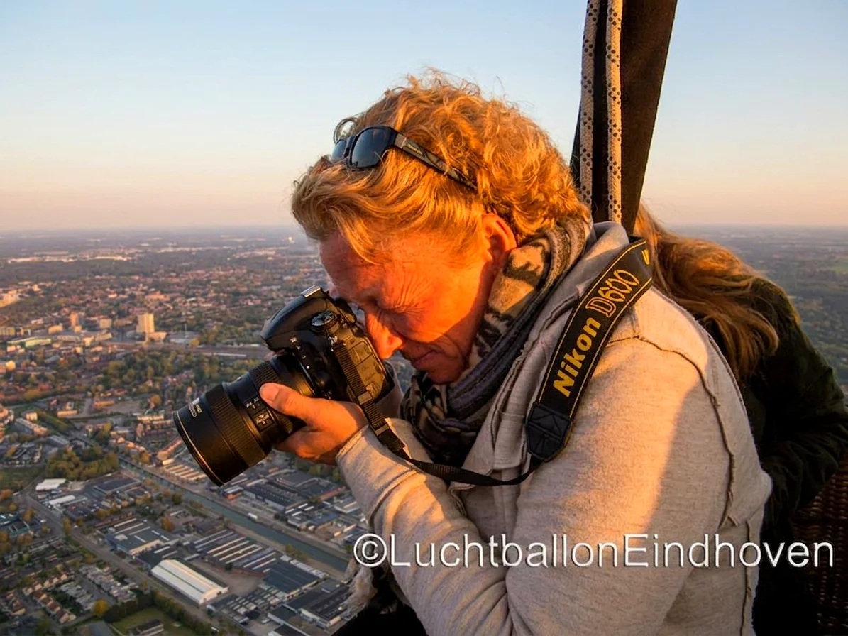 Brabants landschap rond Budel-Schoot vanuit de luchtballon (sfeer 1)