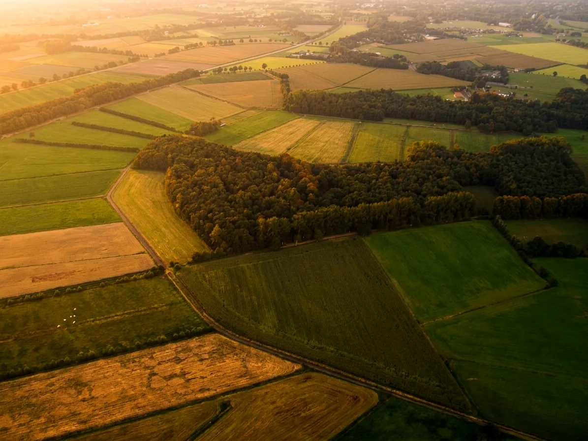 Brabants landschap rond Casteren vanuit de luchtballon (sfeer 1)