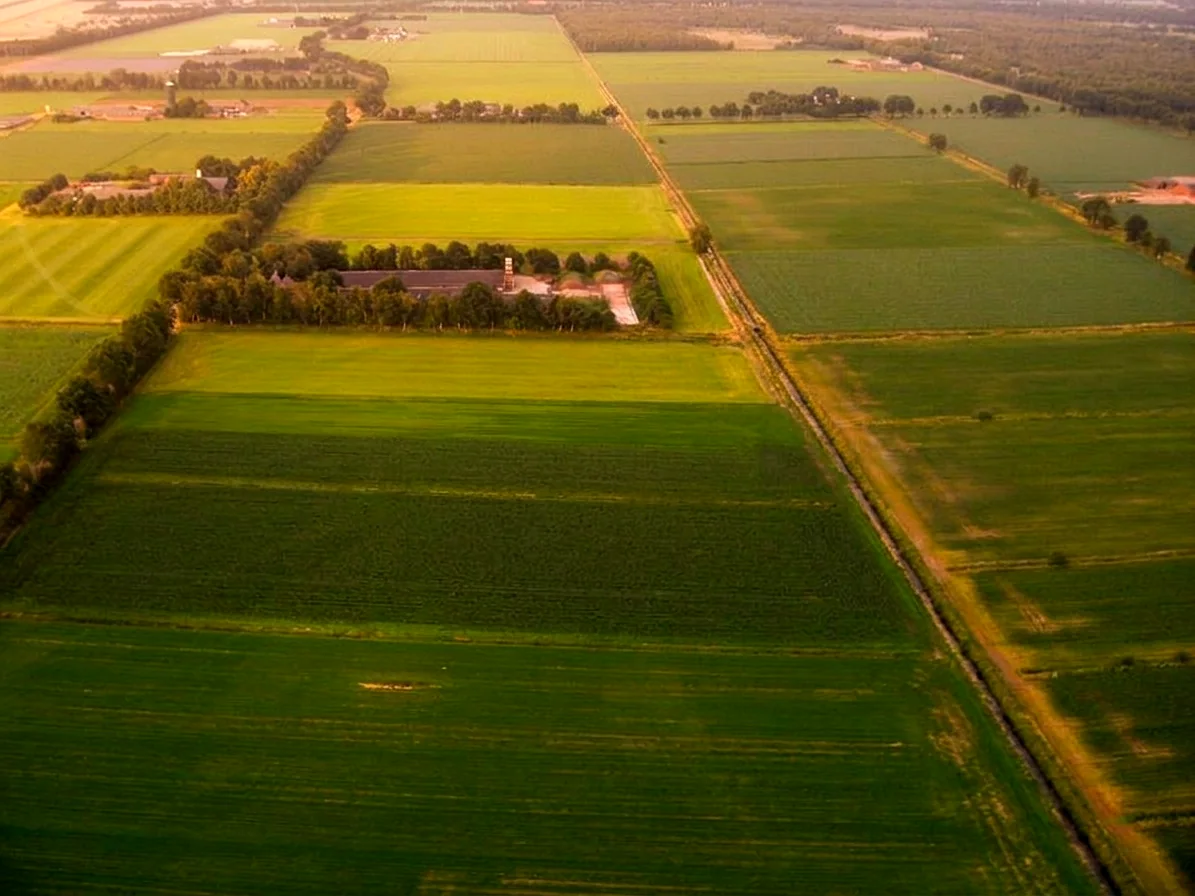Brabants landschap rond De Mortel vanuit de luchtballon (sfeer 2)