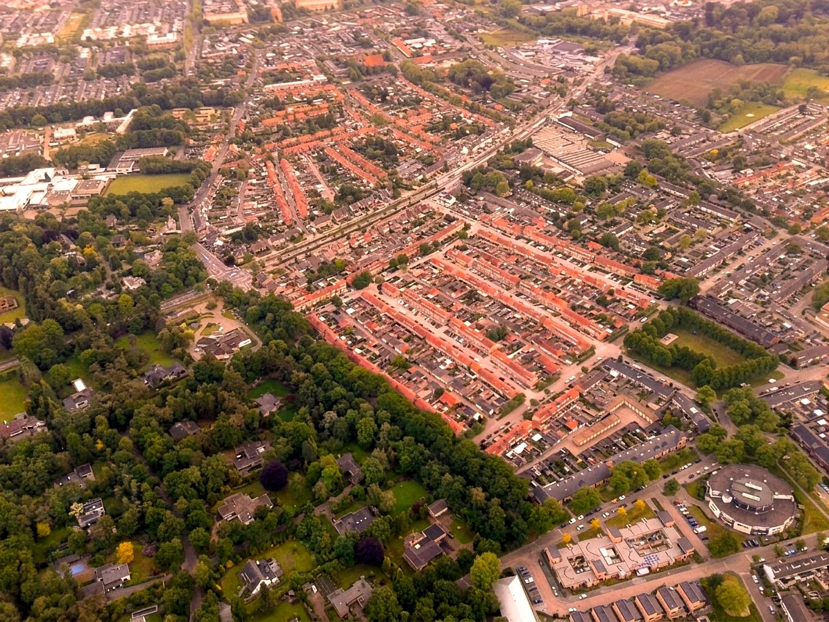 Brabants landschap rond De Mortel vanuit de luchtballon (sfeer 3)