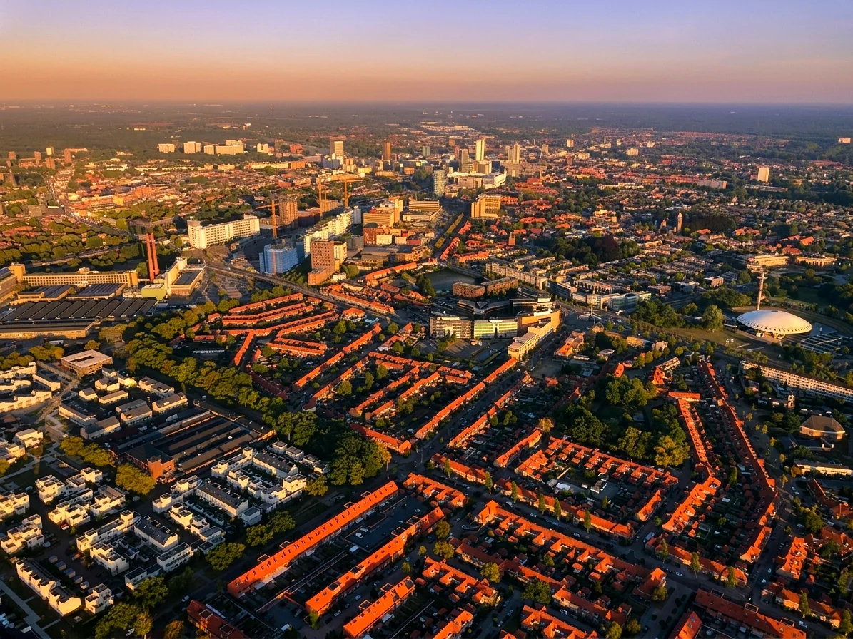 Brabants landschap rond Diessen vanuit de luchtballon (sfeer 1)