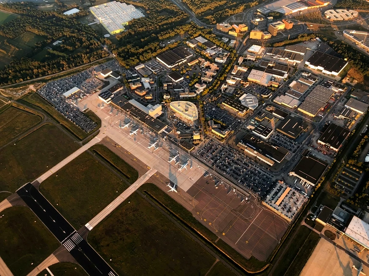 Brabants landschap rond Diessen vanuit de luchtballon (sfeer 3)