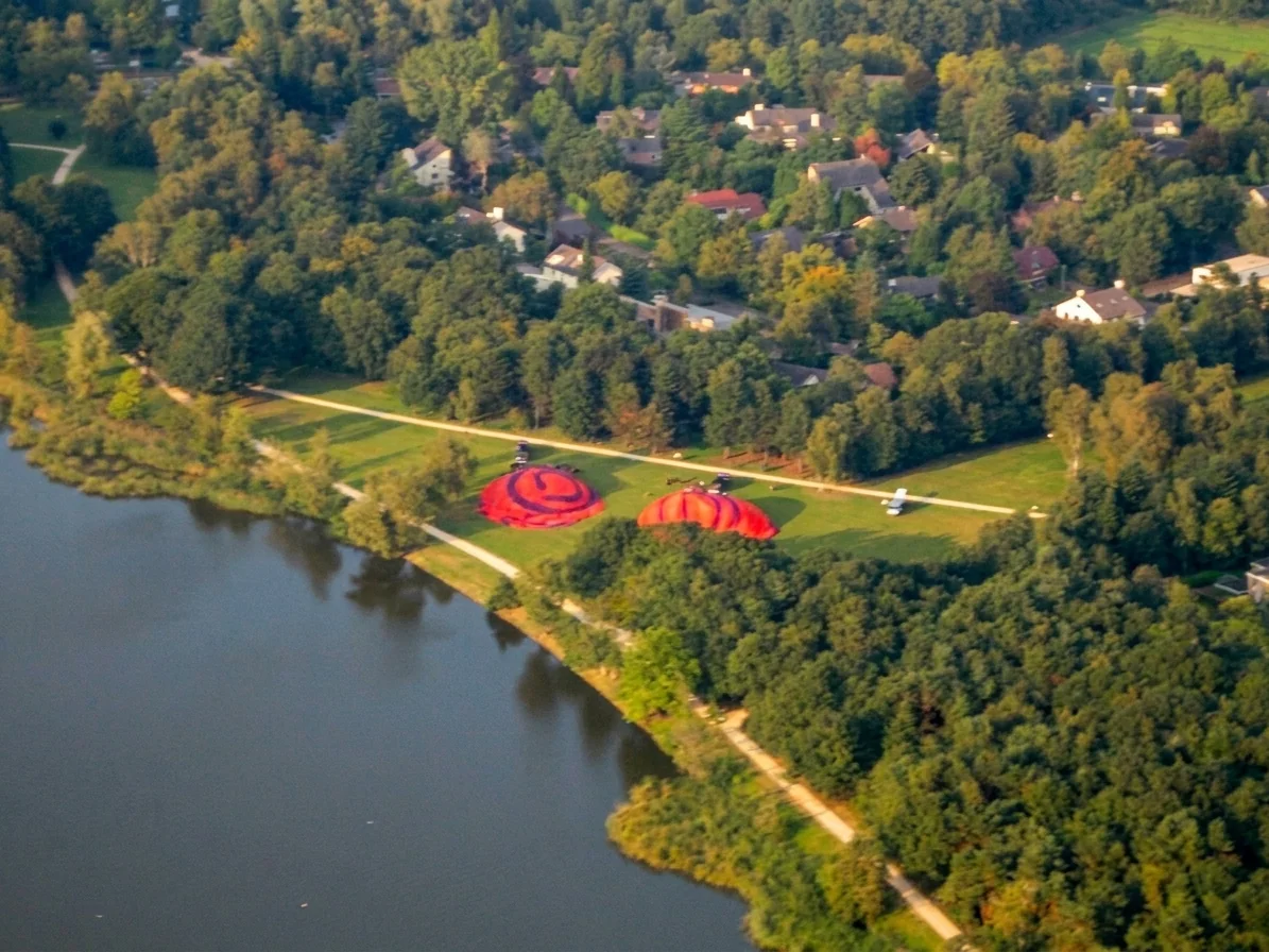 Brabants landschap rond Duizel vanuit de luchtballon (sfeer 3)