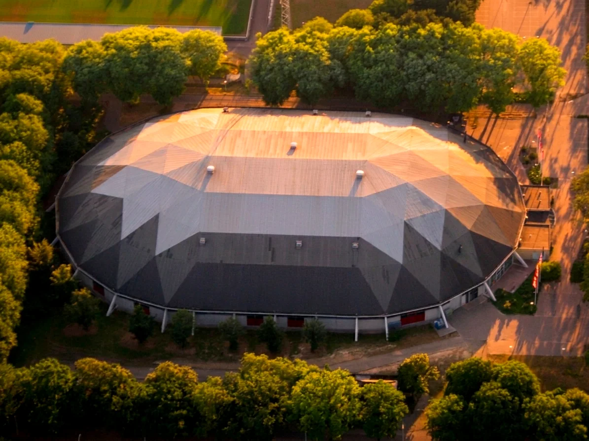 Brabants landschap rond Nuenen vanuit de luchtballon (sfeer 1)