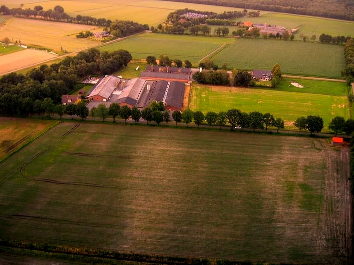 Brabants landschap rond Handel vanuit de luchtballon (sfeer 3)