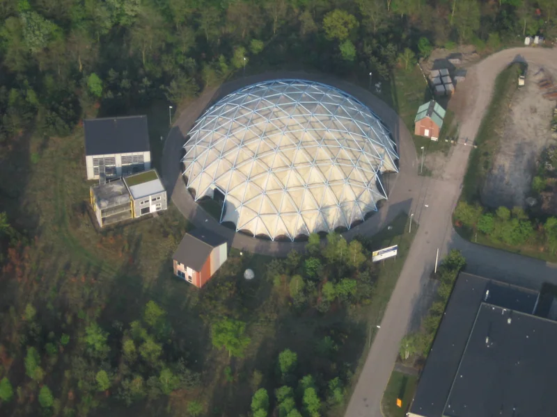 Brabants landschap rond Hooge Mierde vanuit de luchtballon (sfeer 3)