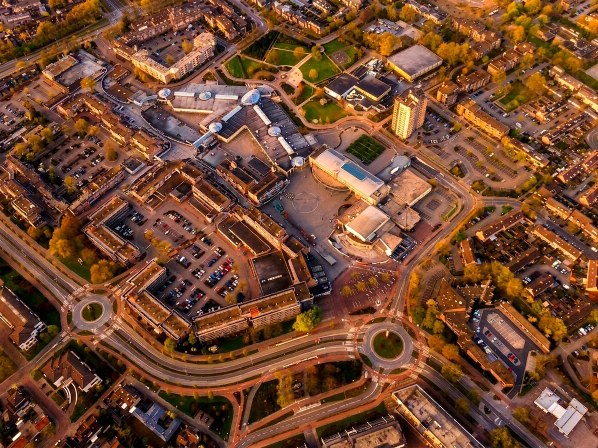 Brabants landschap rond Lage Mierde vanuit de luchtballon (sfeer 2)