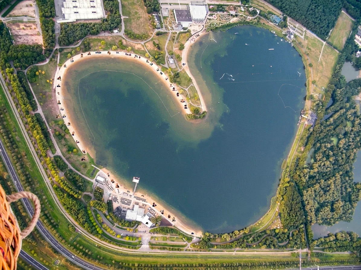 Brabants landschap rond Liempde vanuit de luchtballon (sfeer 3)