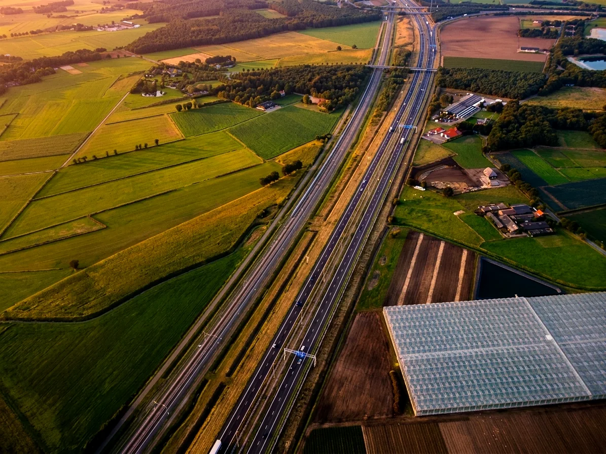 Brabants landschap rond Luyksgestel vanuit de luchtballon (sfeer 3)