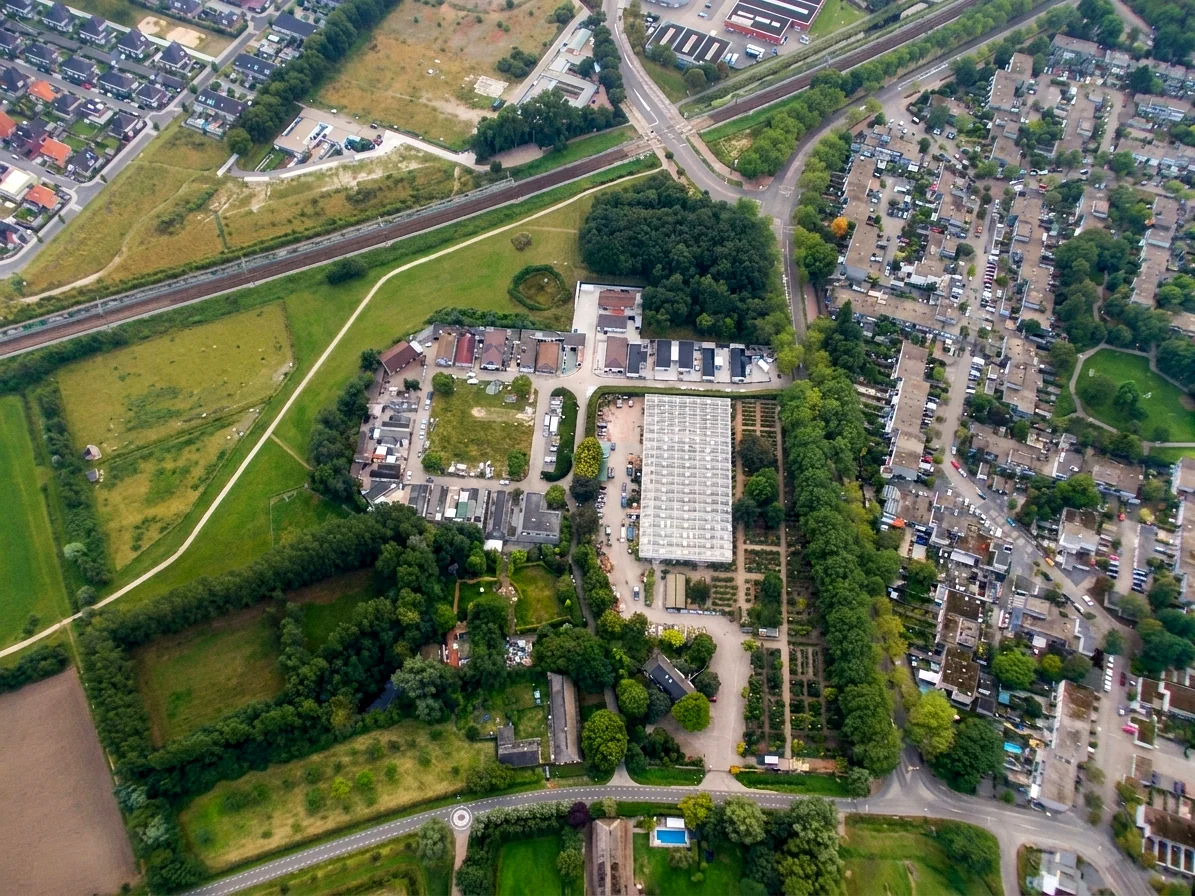 Brabants landschap rond Milheeze vanuit de luchtballon (sfeer 2)