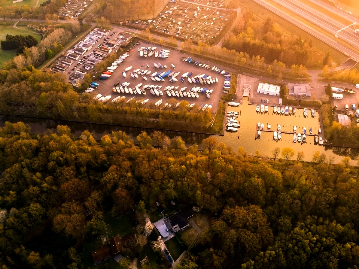 Brabants landschap rond Netersel vanuit de luchtballon (sfeer 1)