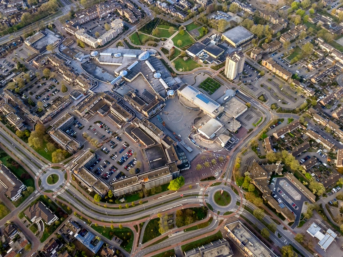 Brabants landschap rond Netersel vanuit de luchtballon (sfeer 2)
