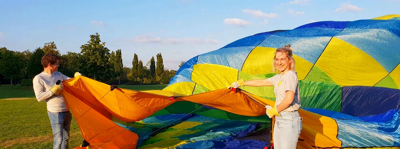 Brabants landschap rond Ommel vanuit de luchtballon (sfeer 3)