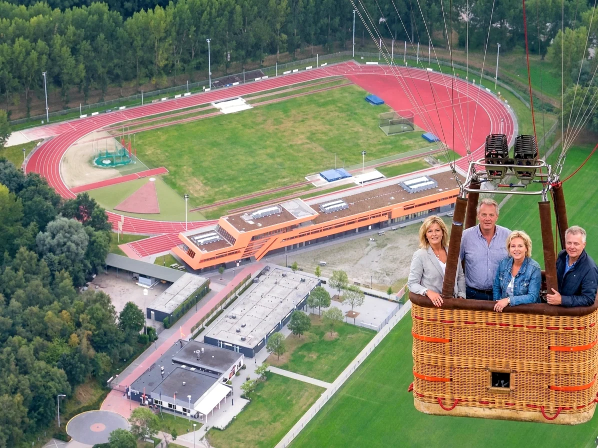 Brabants landschap rond Sint-Michielsgestel vanuit de luchtballon (sfeer 1)