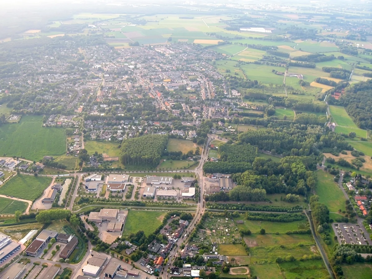Brabants landschap rond Sterksel vanuit de luchtballon (sfeer 2)