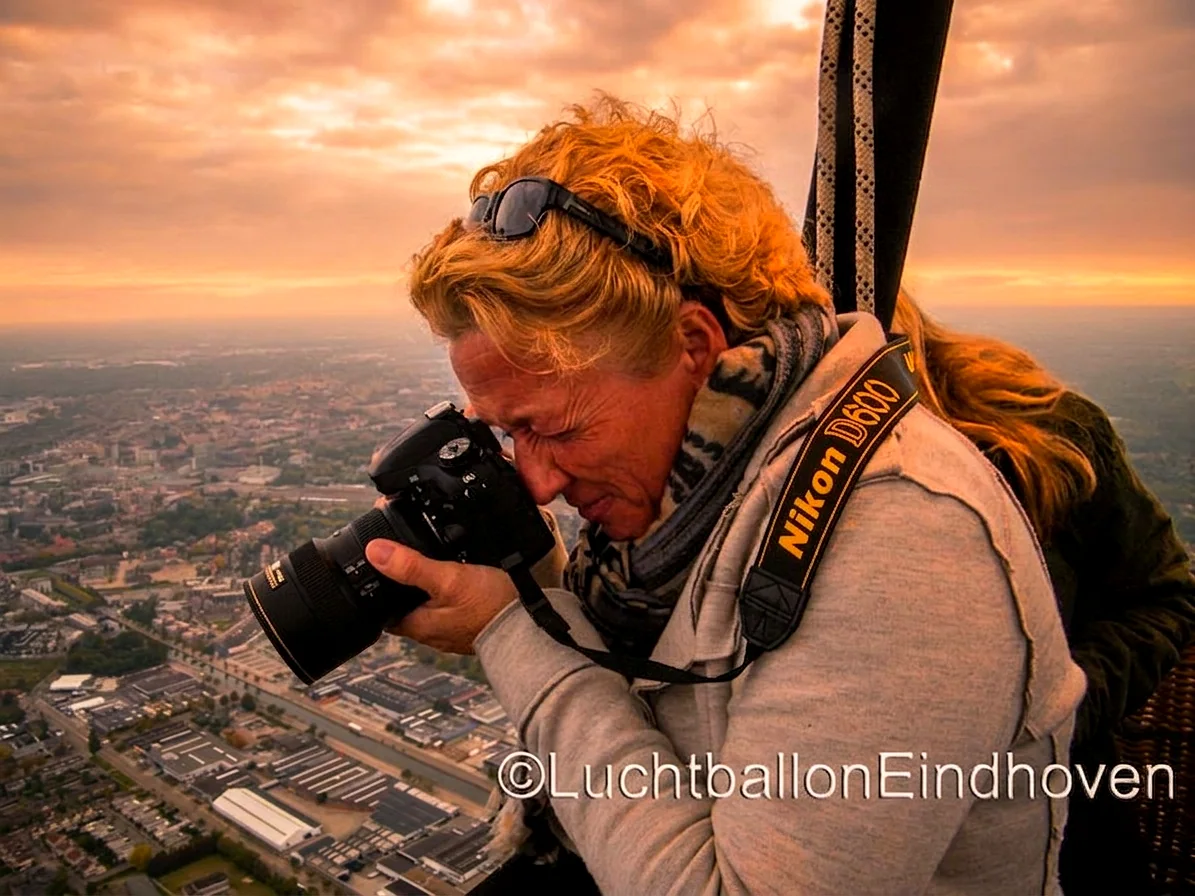 Brabants landschap rond Valkenburg vanuit de luchtballon (sfeer 2)