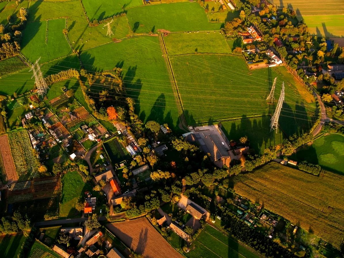 Brabants landschap rond Vorstenbosch vanuit de luchtballon (sfeer 1)