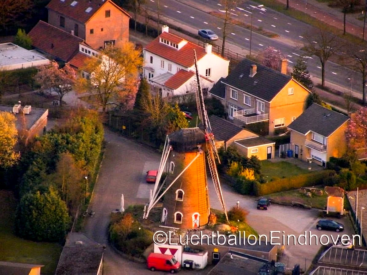 Brabants landschap rond Westerhoven vanuit de luchtballon (sfeer 1)