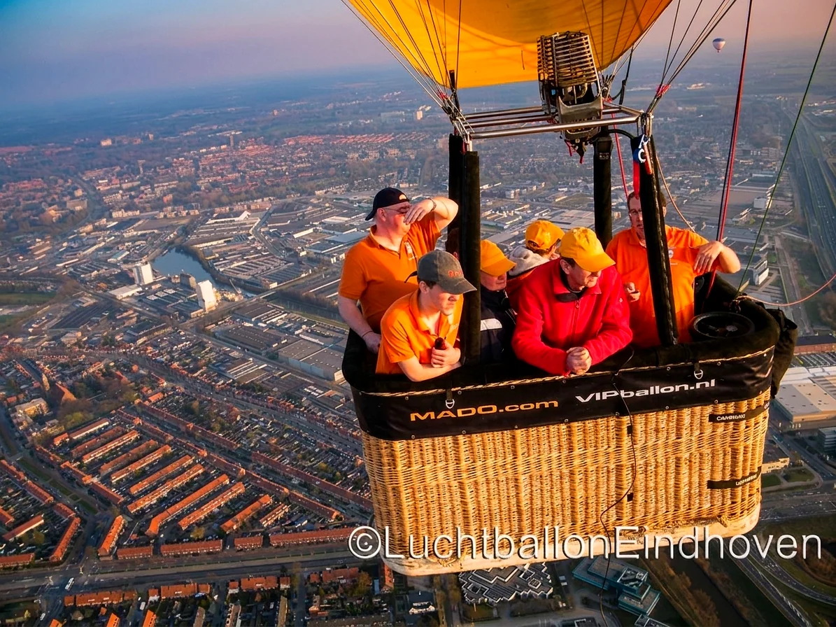 Brabants landschap rond Westerhoven vanuit de luchtballon (sfeer 2)